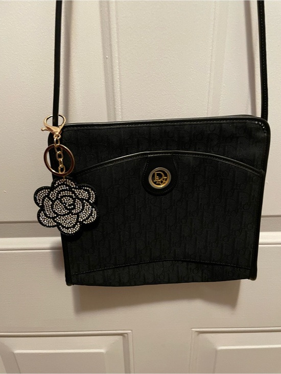 Dior Handbags - Vintage Christian Dior Black trotter  Crossbody Bag excellent condition